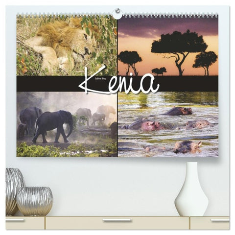 Kenia (hochwertiger Premium Wandkalender 2027 DIN A2 quer), Kunstdruck in Hochglanz