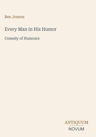 Every Man in His Humor