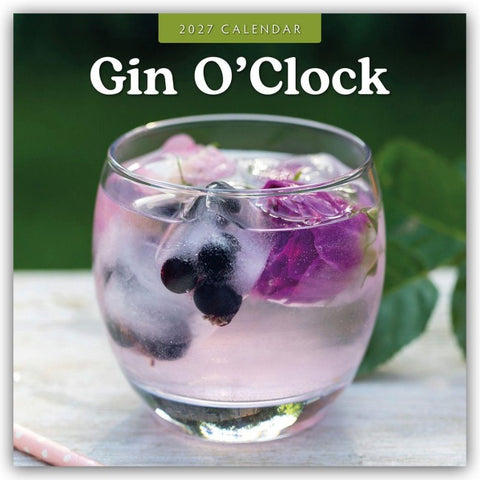 Gin o' Clock – Zeit für Gin 2027 – 16-Monatskalender