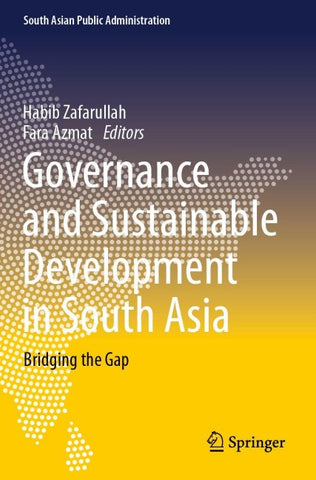 Governance and Sustainable Development in South Asia