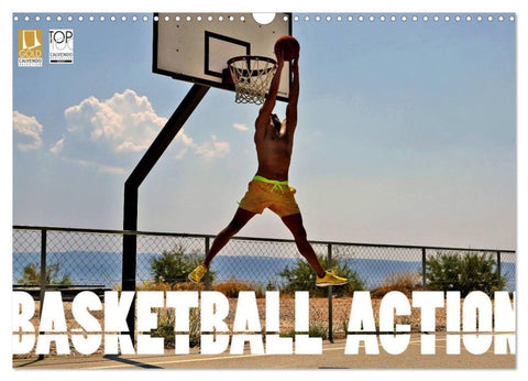 Basketball Action (Wandkalender 2027 DIN A3 quer), CALVENDO Monatskalender
