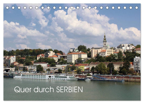 Quer durch Serbien (Tischkalender 2026 DIN A5 quer), CALVENDO Monatskalender