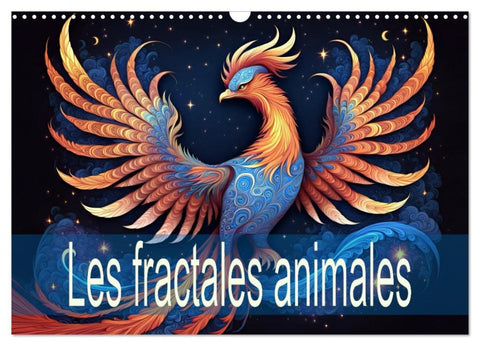 Les fractales animales (Calendrier mural 2026 DIN A3 vertical), CALVENDO calendrier mensuel