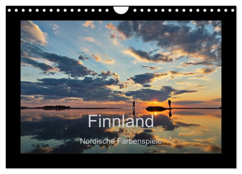 Finnland - Nordische Farbenspiele (Wandkalender 2027 DIN A4 quer), CALVENDO Monatskalender