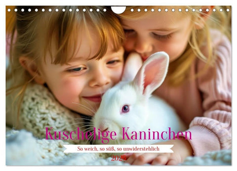 Kuschelige Kaninchen (Wandkalender 2026 DIN A4 quer), CALVENDO Monatskalender