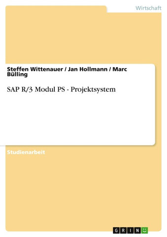 SAP R/3 Modul PS - Projektsystem