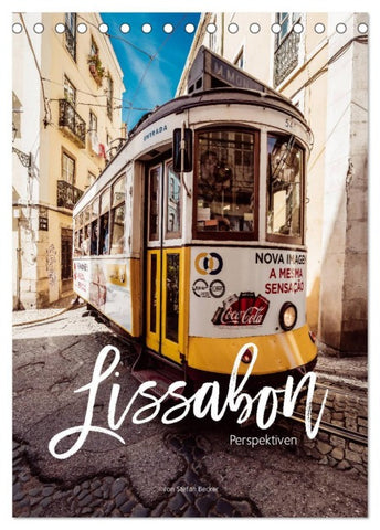 Lissabon Perspektiven (Tischkalender 2026 DIN A5 hoch), CALVENDO Monatskalender