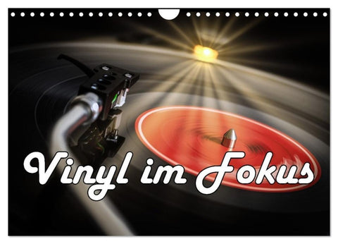 Vinyl im Fokus (Wandkalender 2027 DIN A4 quer), CALVENDO Monatskalender