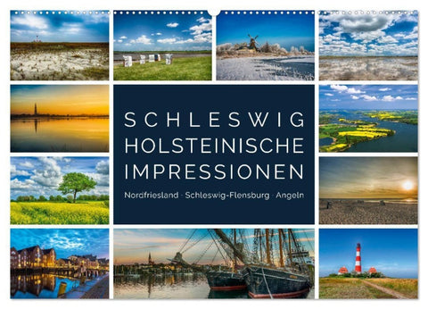 Schleswig-Holsteinische Impressionen (Wandkalender 2027 DIN A2 quer), CALVENDO Monatskalender