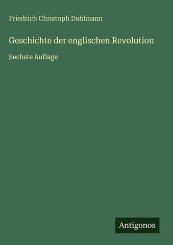 Geschichte der englischen Revolution