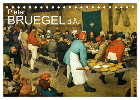 Pieter Bruegel d.Ä. (Tischkalender 2027 DIN A5 quer), CALVENDO Monatskalender