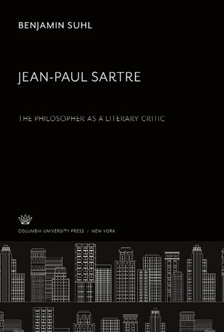 Jean-Paul Sartre: the Philosopher as a Literary Critic
