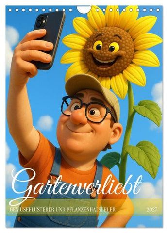 Gartenverliebt (Wandkalender 2027 DIN A4 hoch), CALVENDO Monatskalender