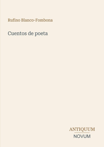 Cuentos de poeta