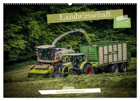 Landwirtschaft 2027 (Wandkalender 2027 DIN A2 quer), CALVENDO Monatskalender