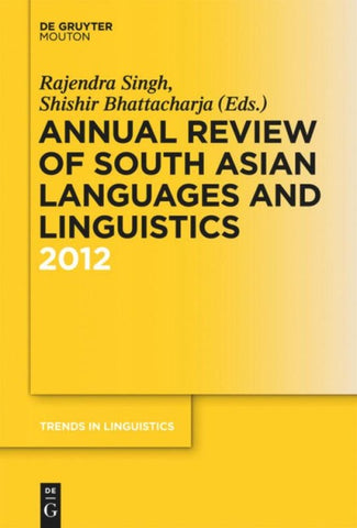 Annual Review of South Asian Languages and Linguistics