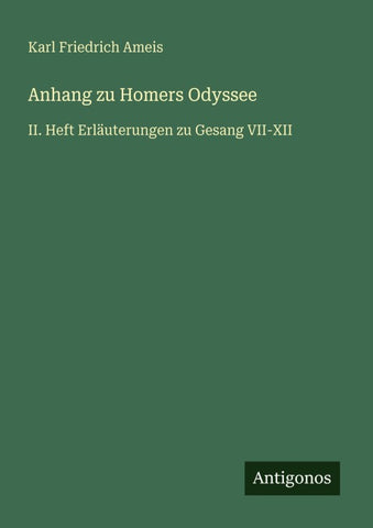 Anhang zu Homers Odyssee