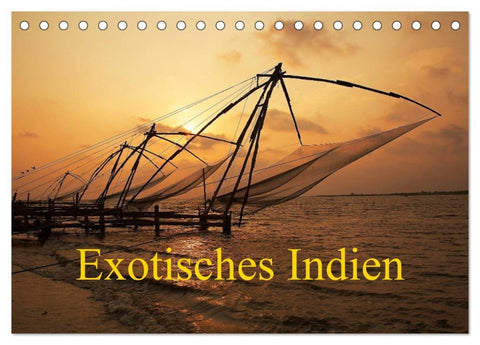 Exotisches Indien (Tischkalender 2026 DIN A5 quer), CALVENDO Monatskalender