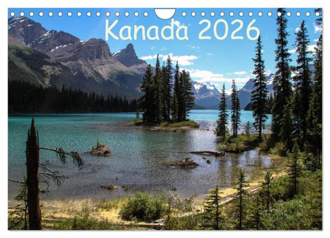 Kanada 2026 (Wandkalender 2026 DIN A4 quer), CALVENDO Monatskalender