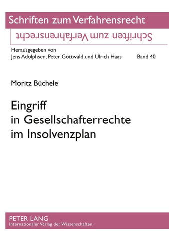 Eingriff in Gesellschafterrechte im Insolvenzplan