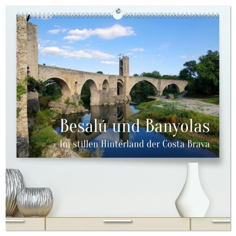 Besalú und Banyolas (hochwertiger Premium Wandkalender 2027 DIN A2 quer), Kunstdruck in Hochglanz