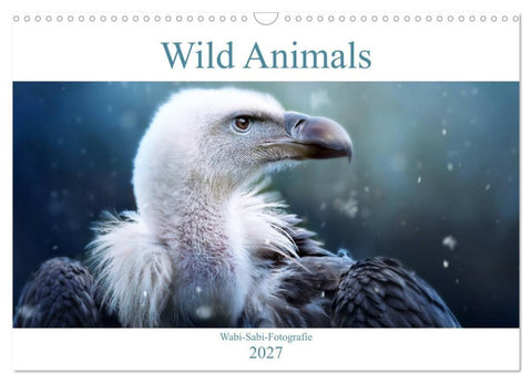 Wild Animals - Wilde Tiere (Wandkalender 2027 DIN A3 quer), CALVENDO Monatskalender