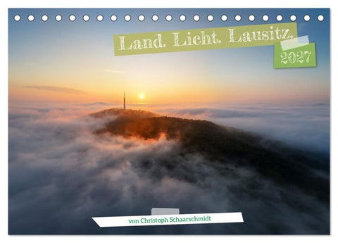 Land. Licht. Lausitz. (Tischkalender 2027 DIN A5 quer), CALVENDO Monatskalender