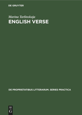 English Verse