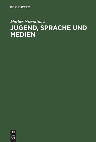 Jugend, Sprache und Medien
