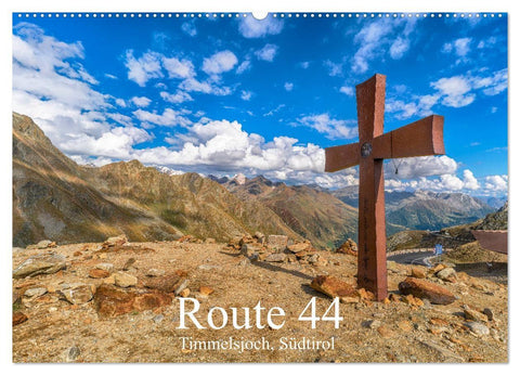 Route 44. Timmelsjoch, Südtirol (Wandkalender 2027 DIN A2 quer), CALVENDO Monatskalender