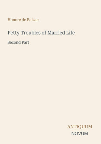 Petty Troubles of Married Life