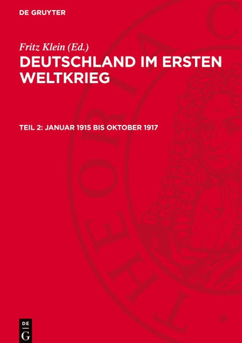 Januar 1915 bis Oktober 1917