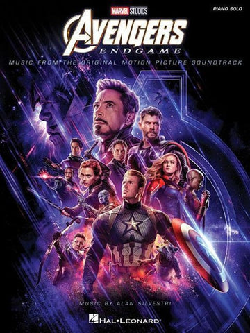 Alan Silvestri: Avengers Endgame Piano Solo Songbook Sheet Music Composer Approved Movie Soundtrack Themes for Piano Keyboard Standard Notation 8 Score Pieces Cinematic Repertoire Collection