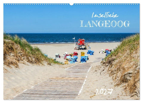 Inselliebe Langeoog (Wandkalender 2027 DIN A2 quer), CALVENDO Monatskalender