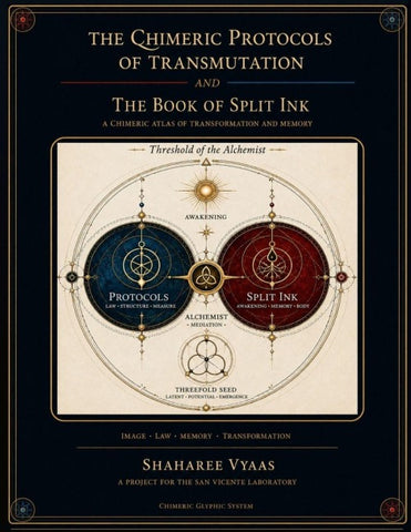 The Chimera Protocols of Transmutation and The Book of Split Ink.