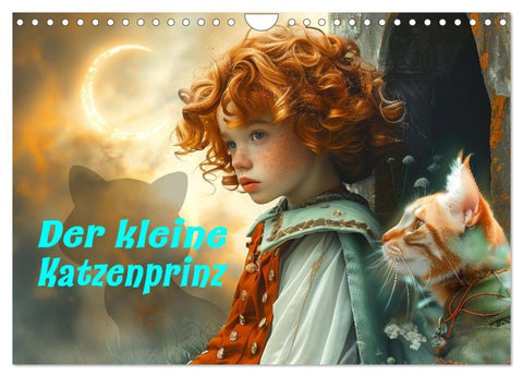 Der kleine Katzenprinz (Wandkalender 2027 DIN A4 quer), CALVENDO Monatskalender