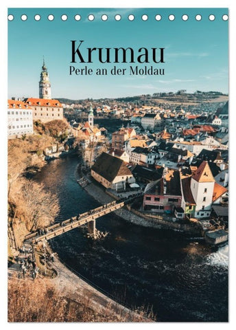 Krumau - Perle an der Moldau (Tischkalender 2027 DIN A5 hoch), CALVENDO Monatskalender