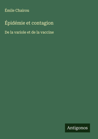 Épidémie et contagion