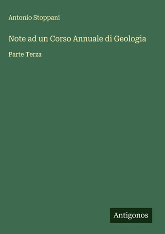 Note ad un Corso Annuale di Geologia