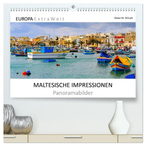 Maltesische Impressionen (hochwertiger Premium Wandkalender 2026 DIN A2 quer), Kunstdruck in Hochglanz