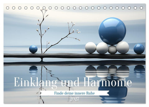 Einklang und Harmonie (Tischkalender 2027 DIN A5 quer), CALVENDO Monatskalender