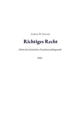 Richtiges Recht