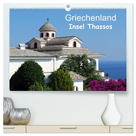Griechenland - Insel Thassos (hochwertiger Premium Wandkalender 2026 DIN A2 quer), Kunstdruck in Hochglanz