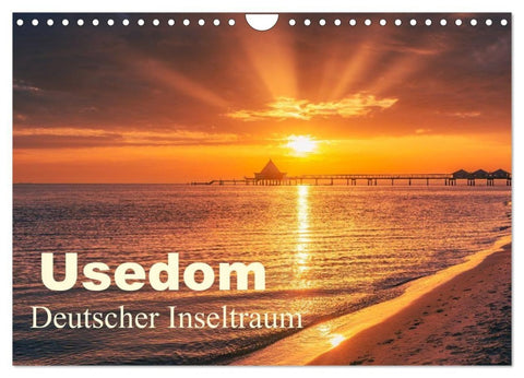 Usedom - Deutscher Inseltraum (Wandkalender 2027 DIN A4 quer), CALVENDO Monatskalender