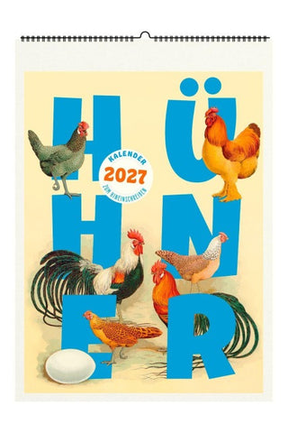 Hühner. Wandkalender 2027