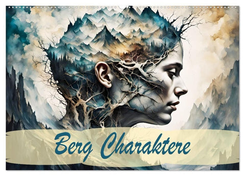 Berg Charaktere (Wandkalender 2027 DIN A2 quer), CALVENDO Monatskalender