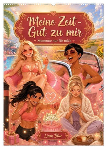 Meine Zeit - Gut zu mir (Wandkalender 2027 DIN A2 hoch), CALVENDO Monatskalender