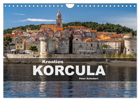 Kroatien - Korcula (Wandkalender 2027 DIN A4 quer), CALVENDO Monatskalender
