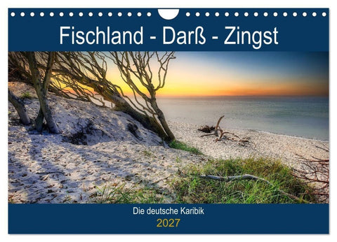Fischland - Darß- Zingst (Wandkalender 2027 DIN A4 quer), CALVENDO Monatskalender