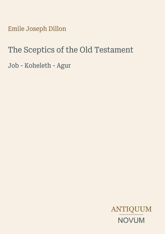 The Sceptics of the Old Testament